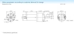 Planetary gear motor