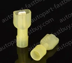 FDFN5.5-250（Yellow male and female)Fully insulated terminal with cold crimp termination