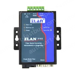 Level-type fiber-to-serial port