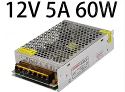 DC switching power supply, LED light strip light box monitoring special transformer Small style 12V 5A 60W
