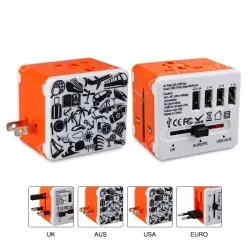 B2C hot sale Travel adapter KRUSB-WLG3324B