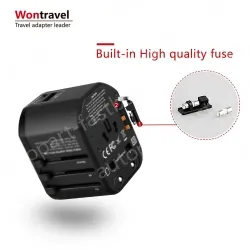 Universal travel adapter KRUSB-WLG3306B