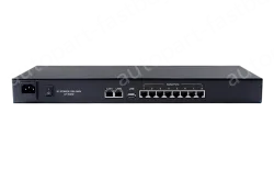 Eight serial servers