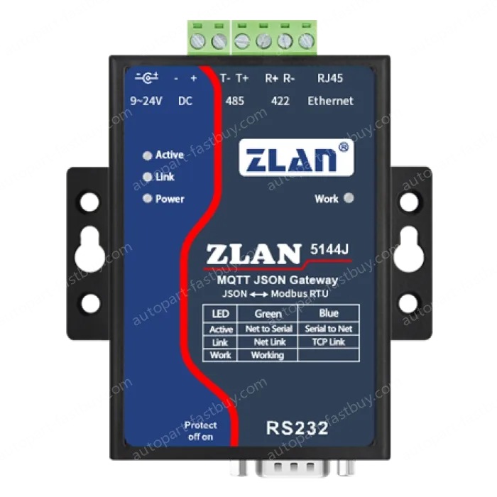 MQTT+JSON to Modbus gateway