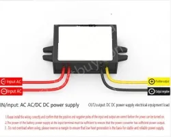 AC to DC power converter transformer step-down module regulator AC24V36V to DC12V 3A medium plastic