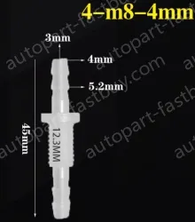 4-M8-4-Feed-through plastic connectors