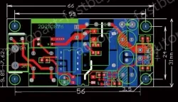 Small, safe isolated, regulated power supply switching power supply module 12V 450MA Vertical pins