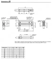 Compact Slide MXH Series ø6, ø10, ø16, ø20MXH16-10Z