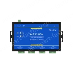 4 Ports RS232/485 Serial to 100M Ethernet Server