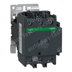 LC1D80BD IEC contactor, TeSys Deca, nonreversing, 80A, 60HP at 480VAC, up to 100kA SCCR, 3 phase, 3 NO, 24VDC coil, open style