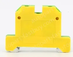 EK4 Grounding Terminals Yellow and Green Grounding Terminals Din Rail Terminals Universal Grounding Plastic Terminals