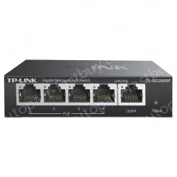 5 port Full gigabit cloud-managed PoE switches