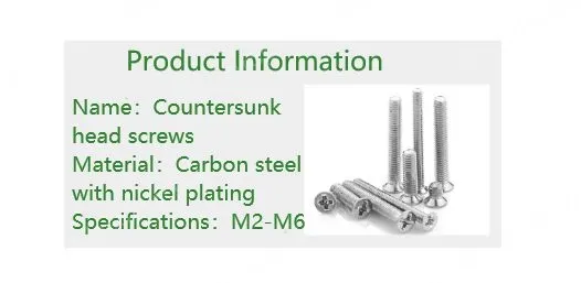 Electronic screws M1*3