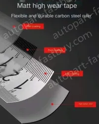 ABS drop resistance 2 meters ruler width 13mm-91311A