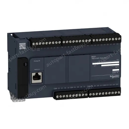 TM221C40R logic controller, Modicon M221, 40 IO, relay