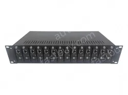 UOTEK UT-N602U14DP 14-slot Fiber Optic Transceiver Rack