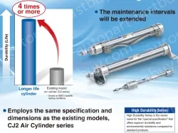 Longer Life Cylinder Double Acting, Single Rod CJ2-XB24 &oslash;6, &oslash;10, &oslash;16