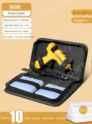 80W Extreme Glue Gun + 10 Glue Sticks + Storage Bag
