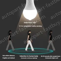 LED human body sensor light bulb-5W