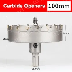 Stainless steel special hole opener 100mm