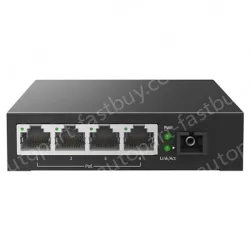 TL-FC114PB 100 Gigabit Single-Mode Single-Fiber Fiber Optic Transceiver 1SC+4FE(PoE)