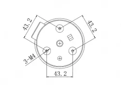 Small warning lightsLTD-1082 DC12V blue